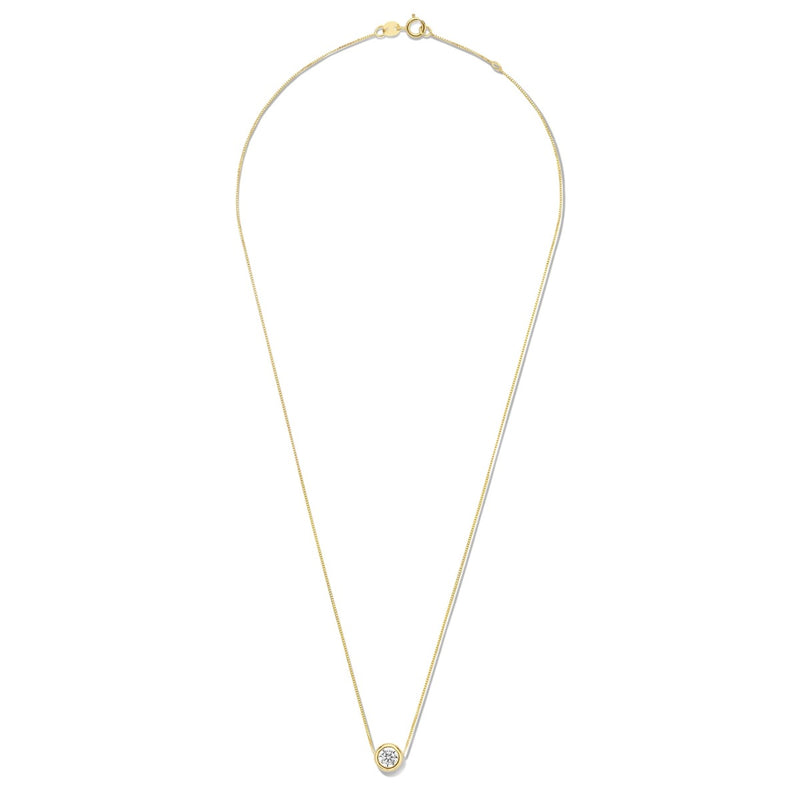 Isabel Bernard Rivoli Aélys 14 Karaat Gouden Ketting IB340137 (Lengte: 40.00-42.00 cm)-zoom-