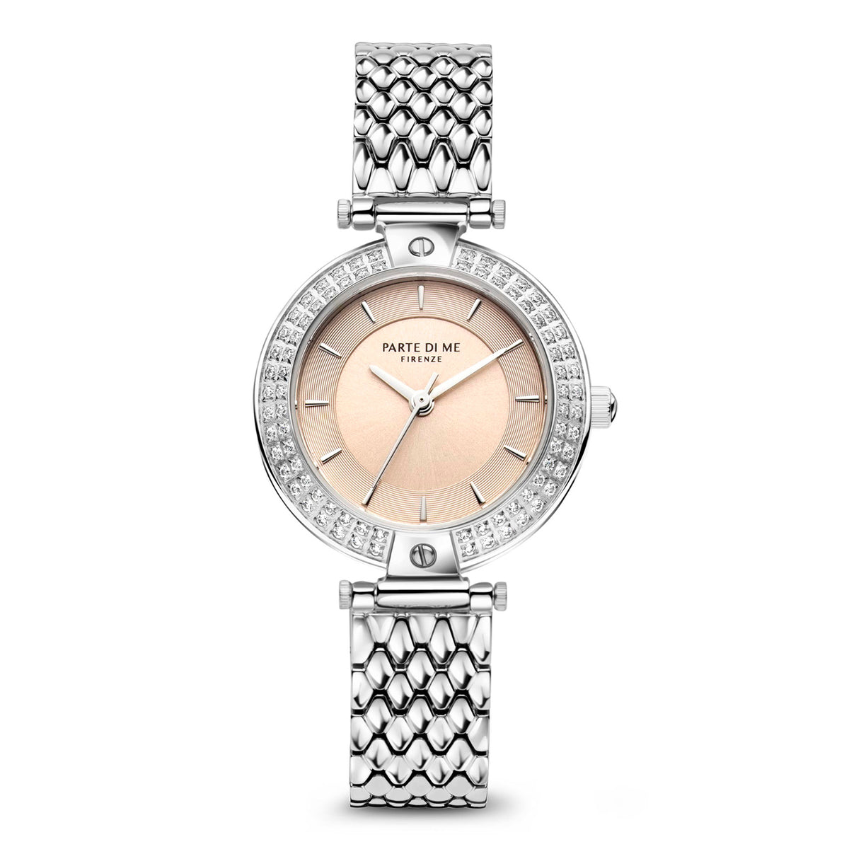 Parte Di Me Orologio Rond Women'sWatch Silver-coloured and Taupe PDM09009