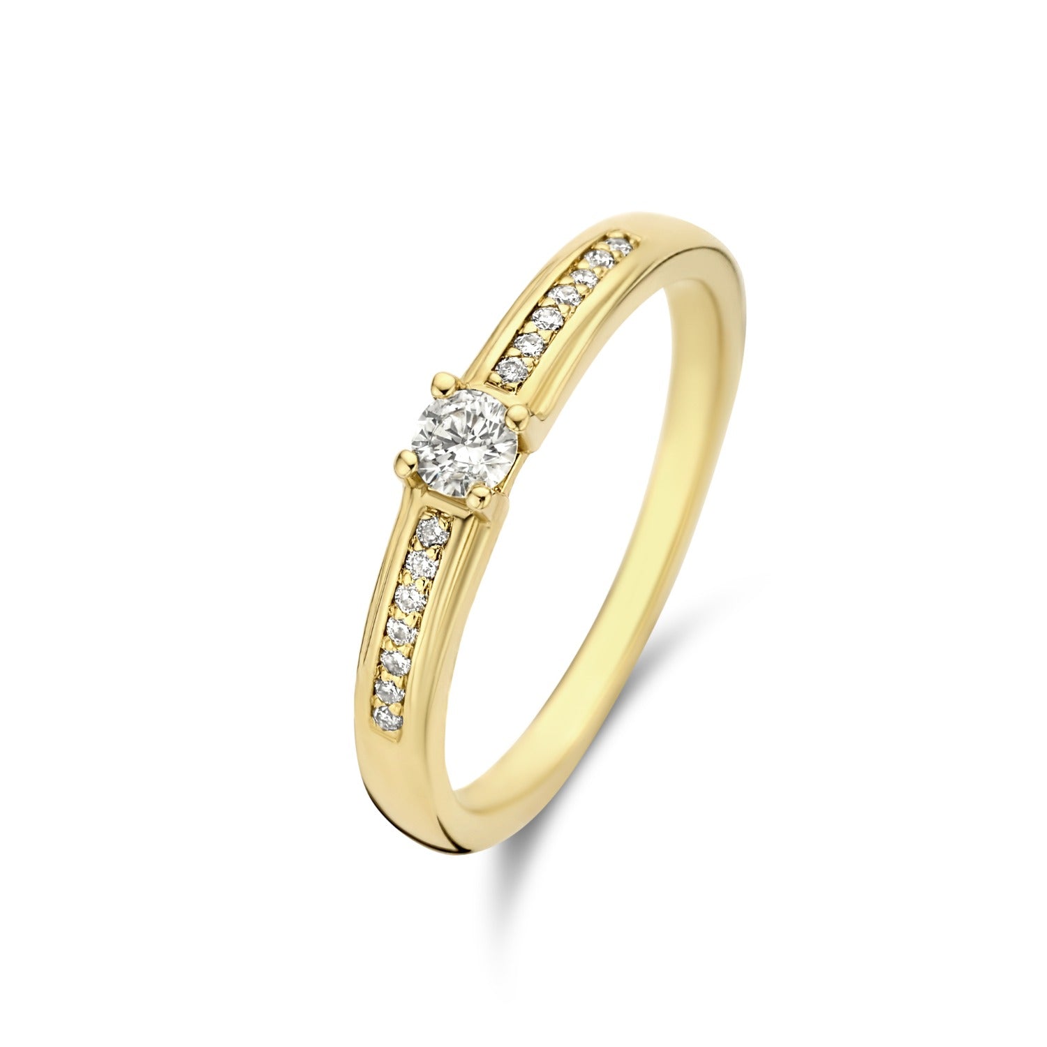 Isabel Bernard De la Paix Madeline 14 Carat Gold Ring | diamond 0.20 ct | IBD330016-48