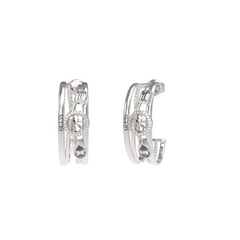 Guess 4G Light Silver Earrings JUBE05236JWRHT-U