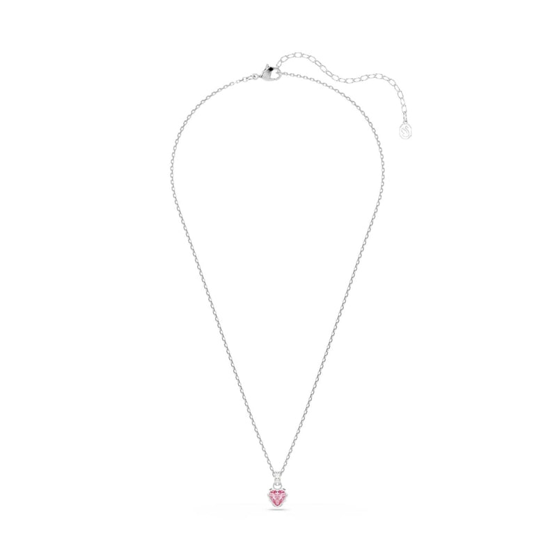 Swarovski Chroma Zilveren Ketting met Roze Accenten 5757789-zoom-