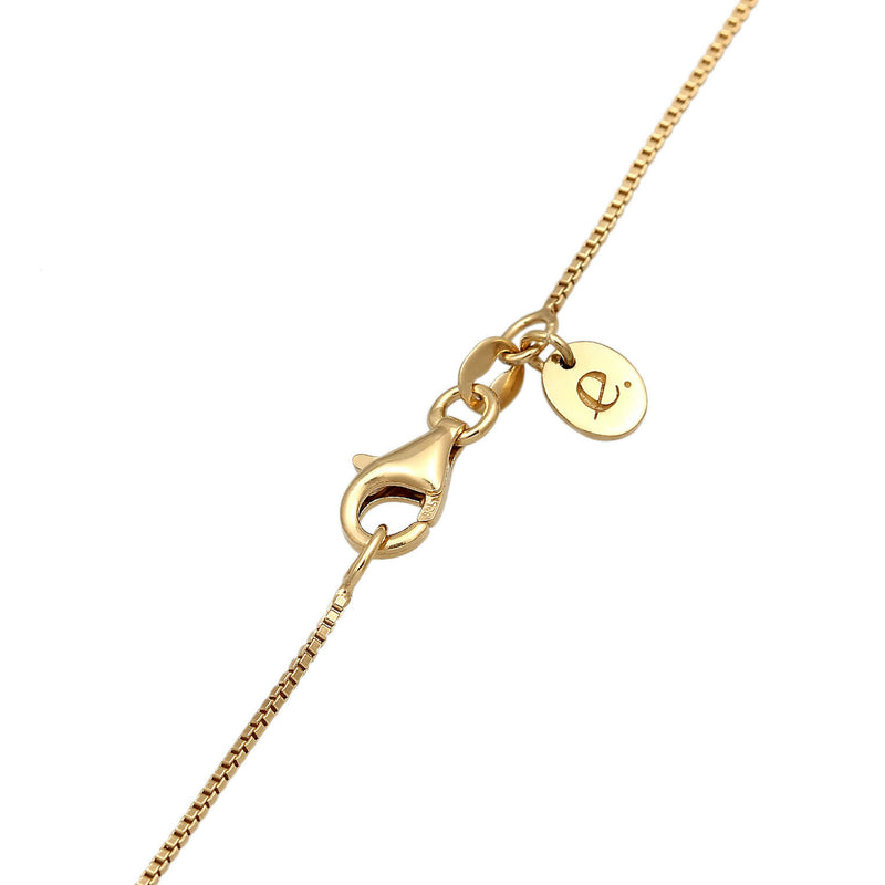 Elli 925 Sterling Silver Pearl Necklace Gold plated with Zirconia 2004-BF-0007961-001-zoom-