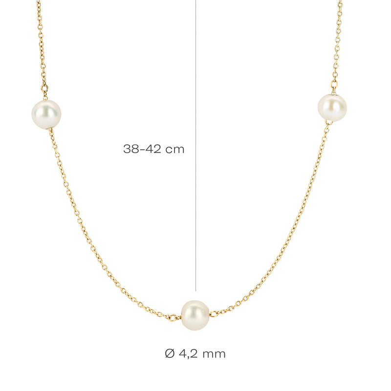 Blush 14 karat gold Necklace 3185YPW-zoom-