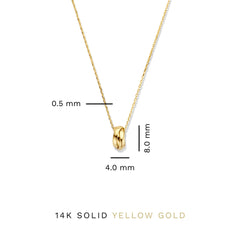 Isabel Bernard Rivoli Méline 14 Carat Golden Necklace IB340150