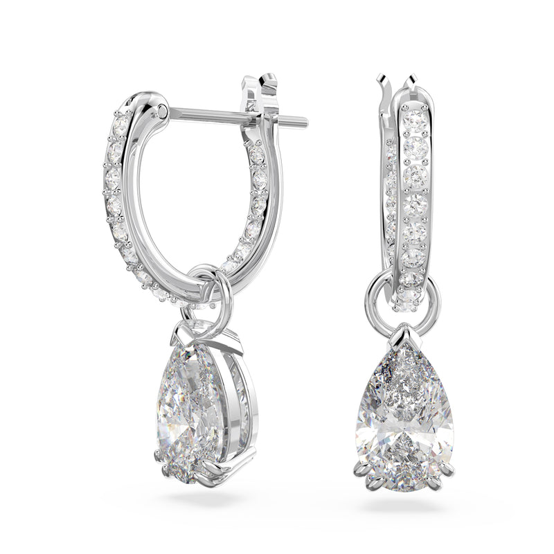 Swarovski The Basics Silver Ear Studs 5636716-zoom-
