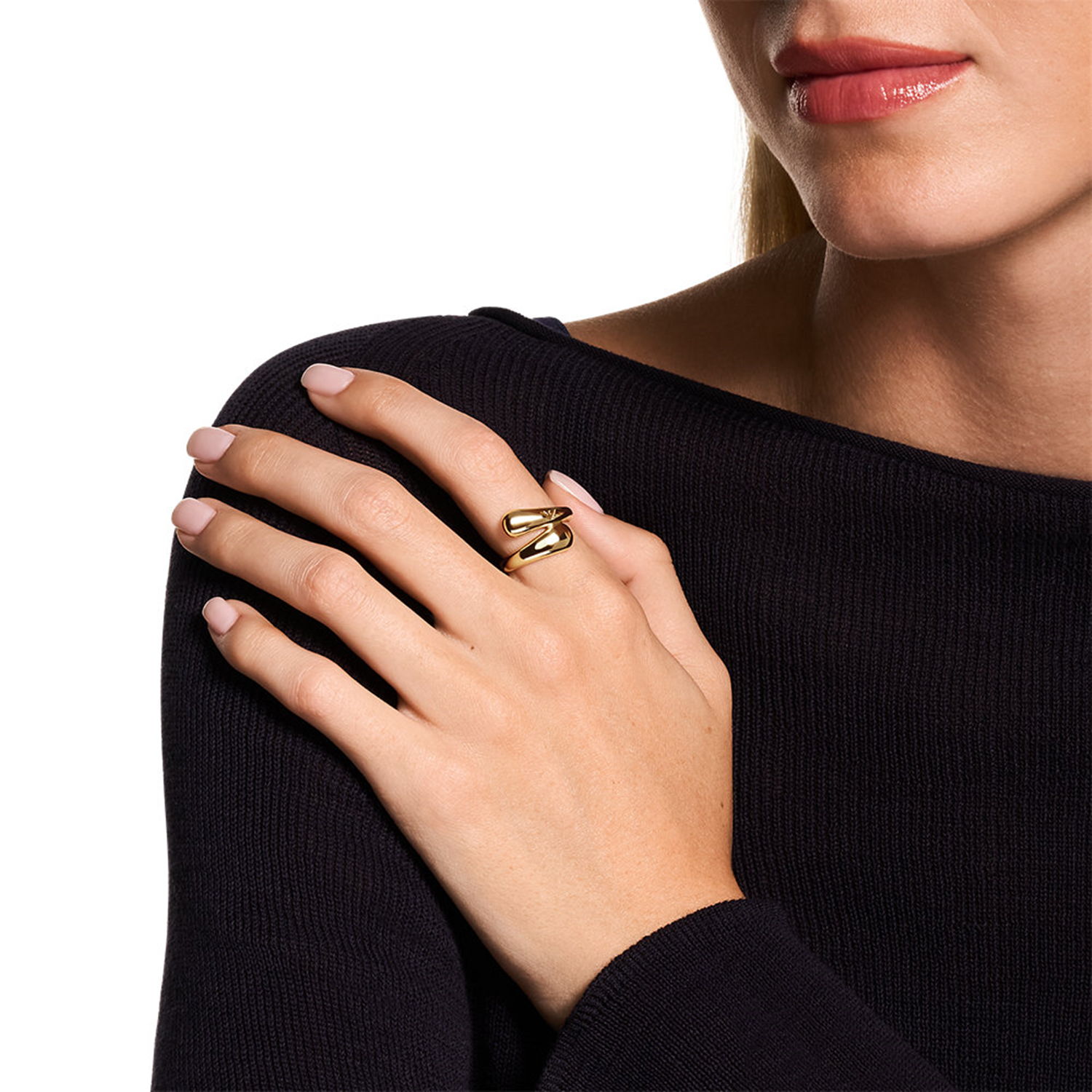 Emporio Armani Iconic Trend Brass Women's Ring EGS3338710-5.5