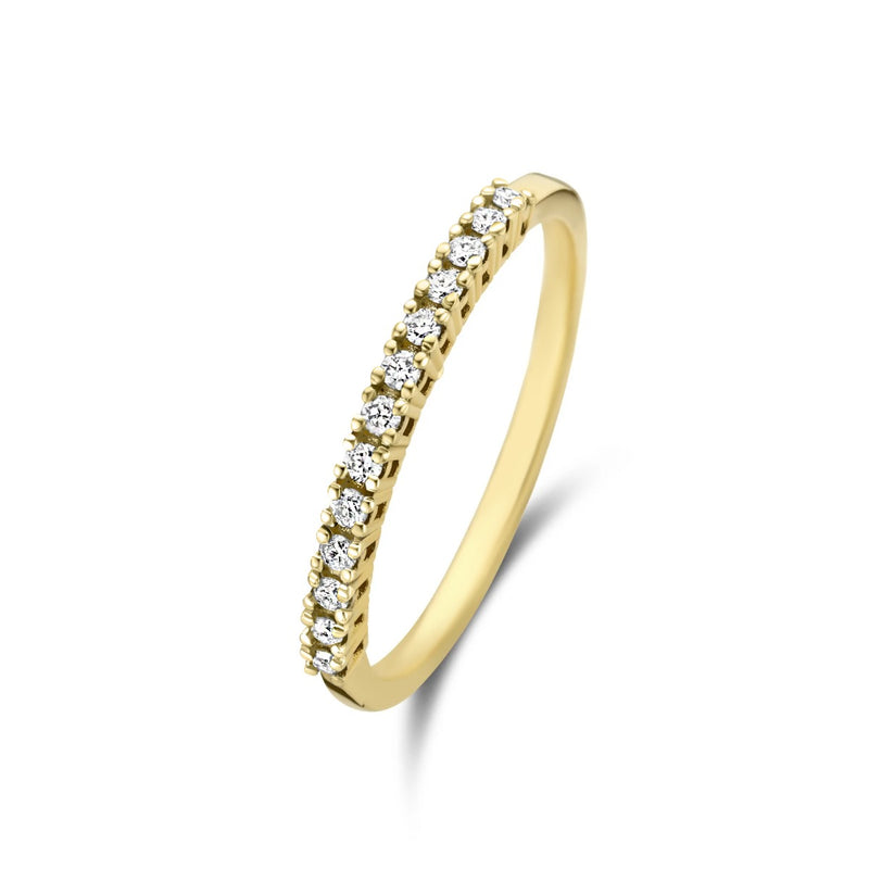 Isabel Bernard De la Paix Madeline 14 karaat gouden ring met diamant 0.18 ct IBD330023-54-zoom-