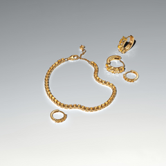 Pandora Timeless Gold Plated Yellow Hoop Earrings 263851C02