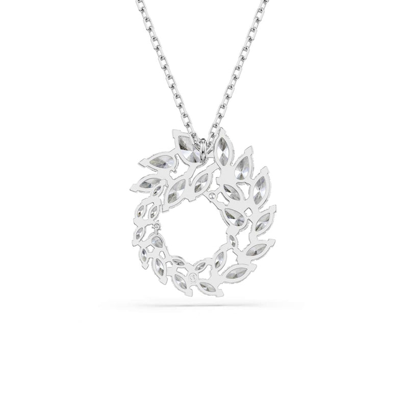 Swarovski Mesmera Glam Zilveren Ketting met Cirkel Hanger 5759837-zoom-