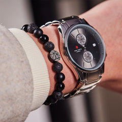 Sem Lewis 8mm Piccadilly South Kensington Armband SL220025 (Lengte: 16.50-17.50 cm)