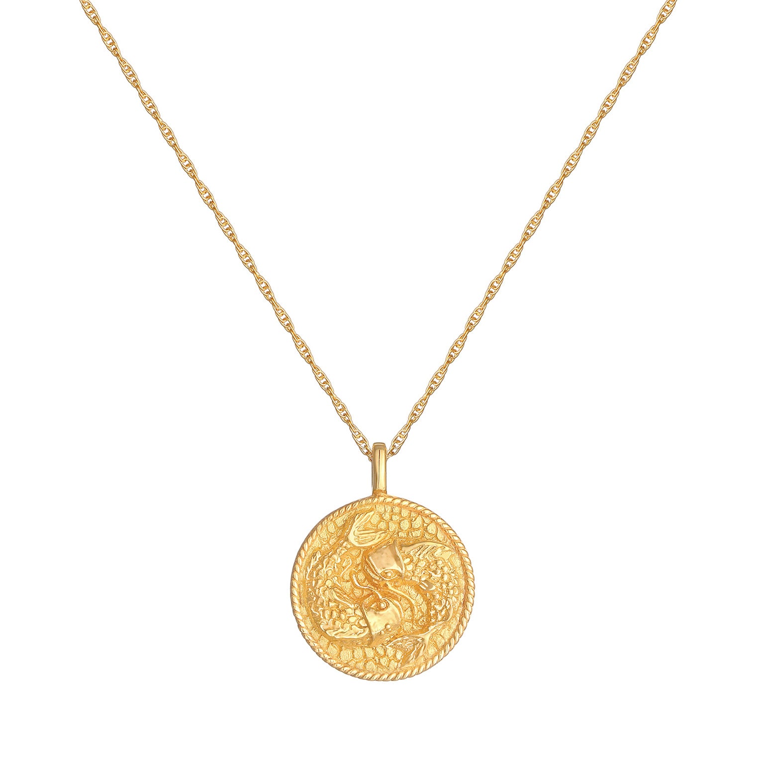 Elli 925 Sterling Silver Coin Necklace 2004-BF-0007799-001