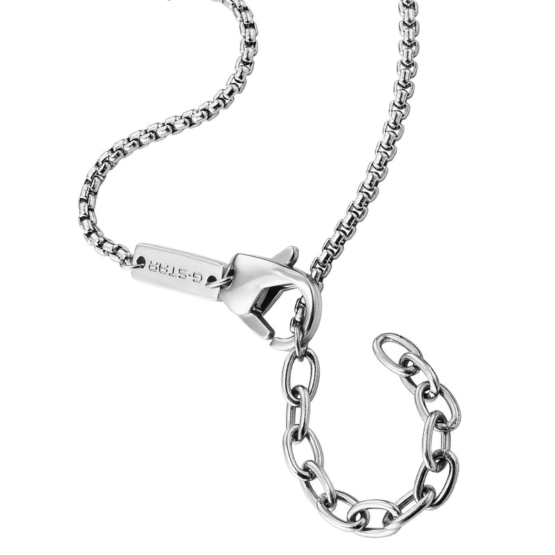 G-STAR R-Tag Zilveren Ketting GSJ.103.01-zoom-
