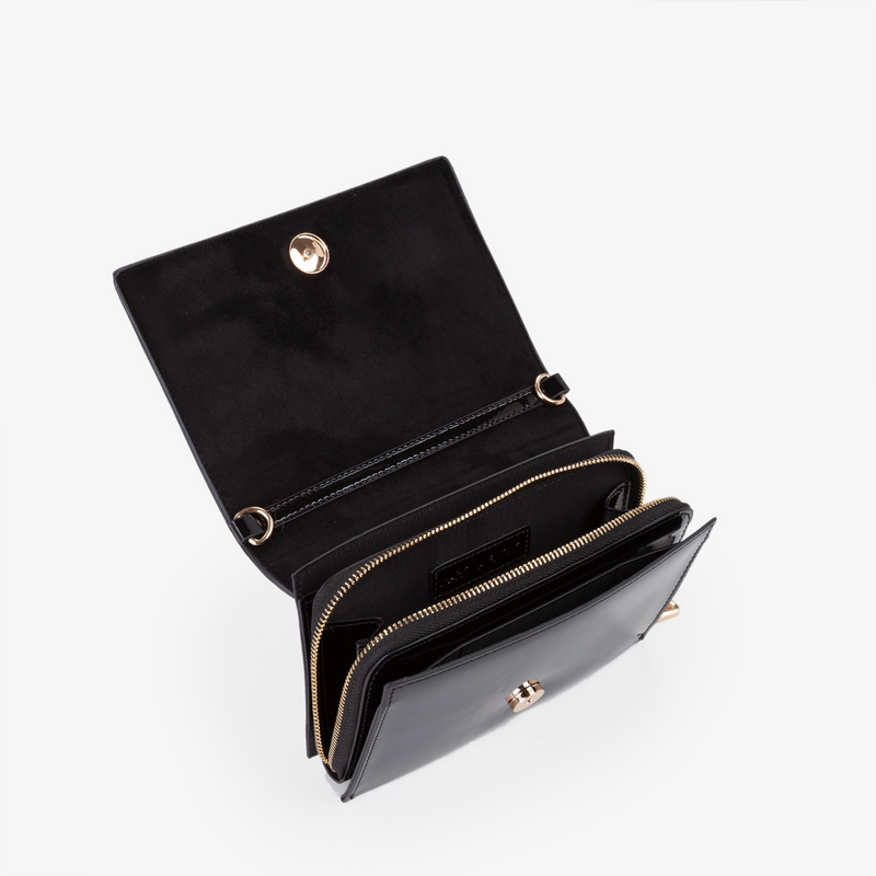 Valentino Bags Ember Black Crossbody bag VBS9IE17VERNERO-zoom-