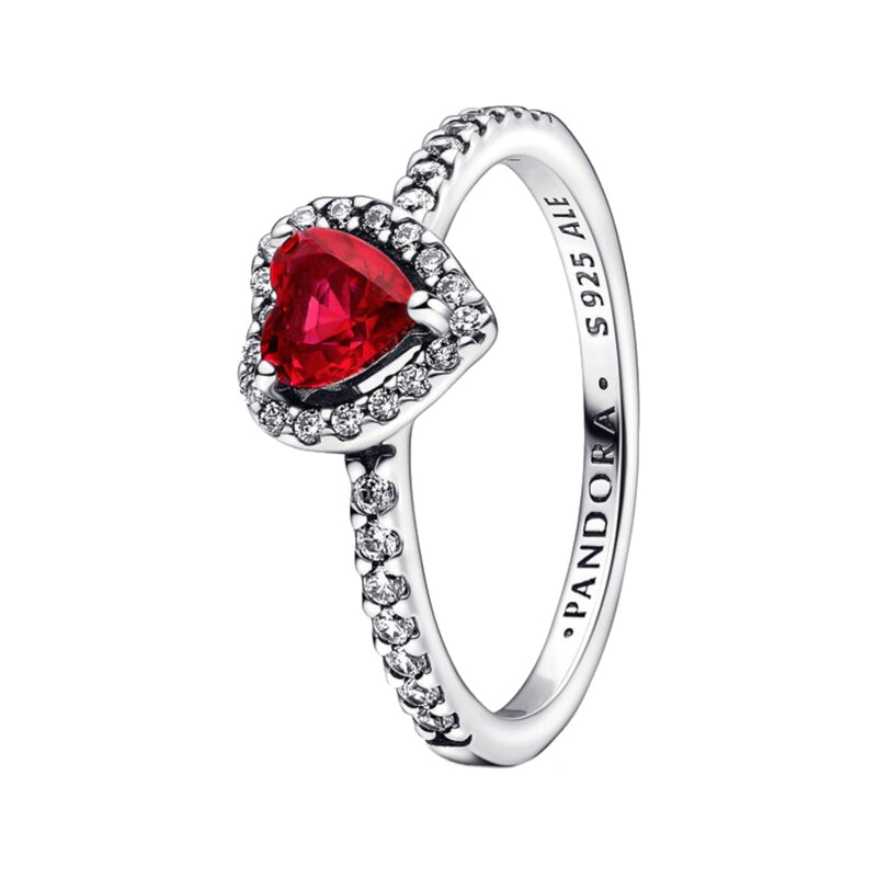 Pandora Timeless 925 Sterling Silver Heart Ring 198421C02-52-zoom-