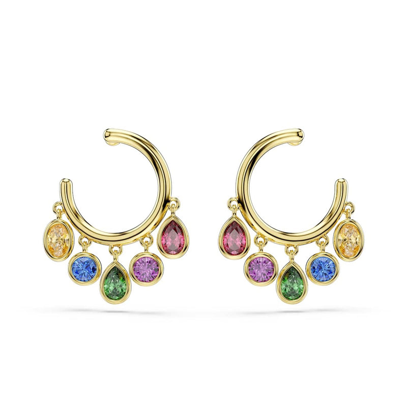 Swarovski Imber Organic Goudkleurige Multicolour Oorbellen 5753263-zoom-