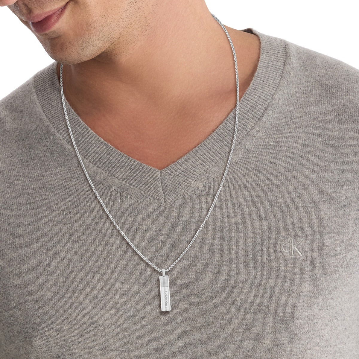 Calvin Klein Silver Necklace CJ35100024