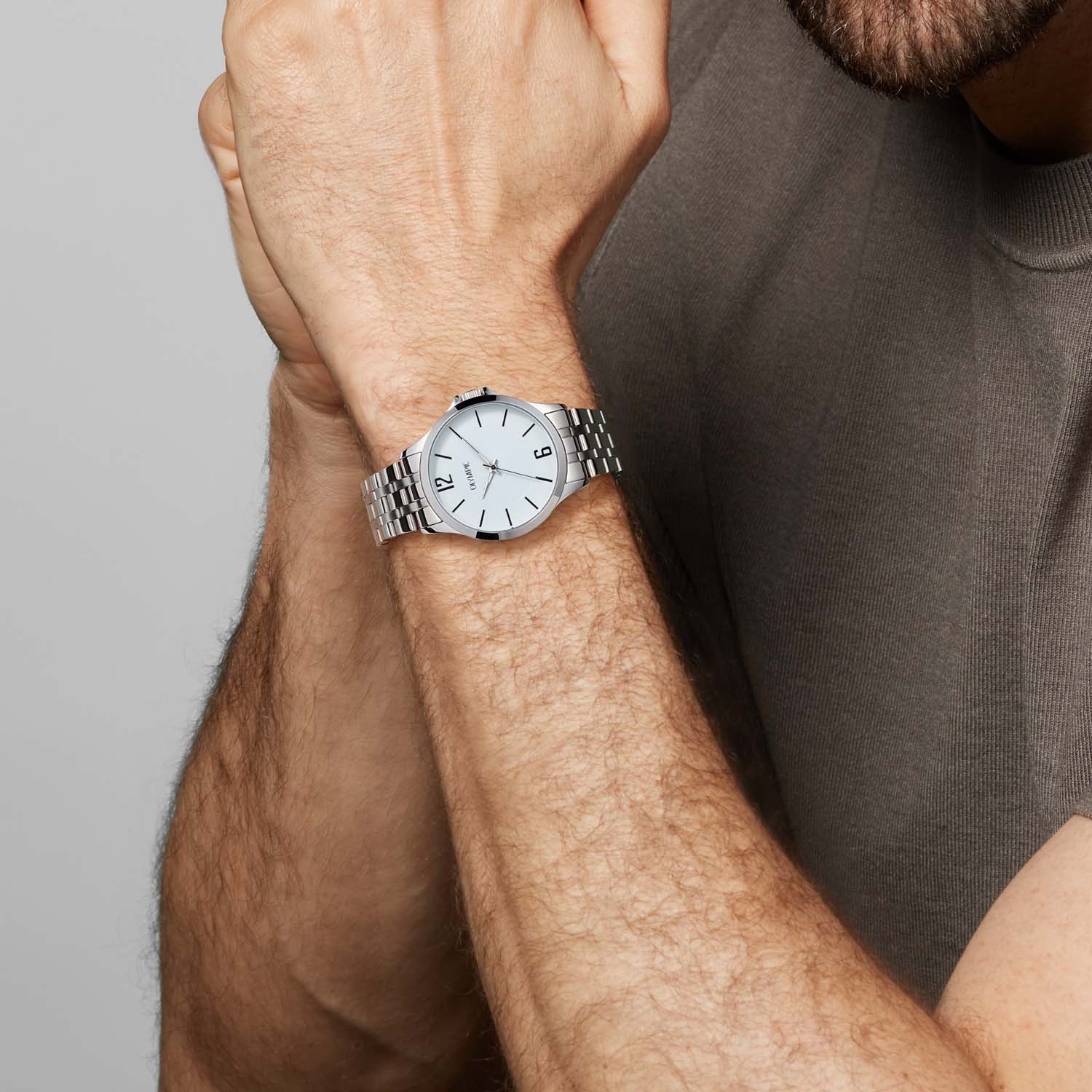 Olympic Danny Wit Heren Horloge 2002-OL72HSS402