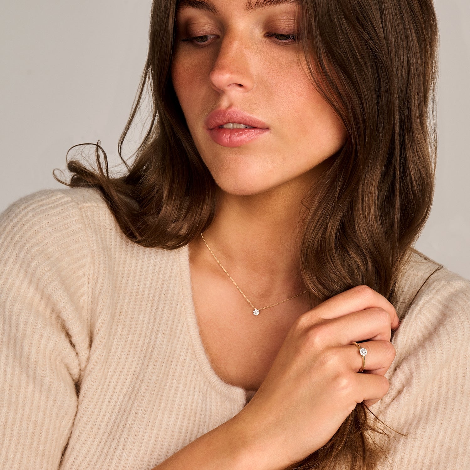 Blush Natural Diamonds 14 karat gold Ring 1678BDI/54