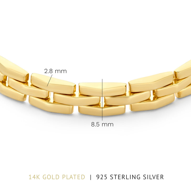 Parte Di Me Bibbiena Poppi Del Morbo 925 Sterling Zilveren Gold Plated Armband PDM32118-zoom-