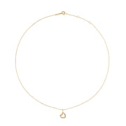 Jackie Gold Twisted Heart 14 Karaats Gouden Ketting 585 JKN25.442