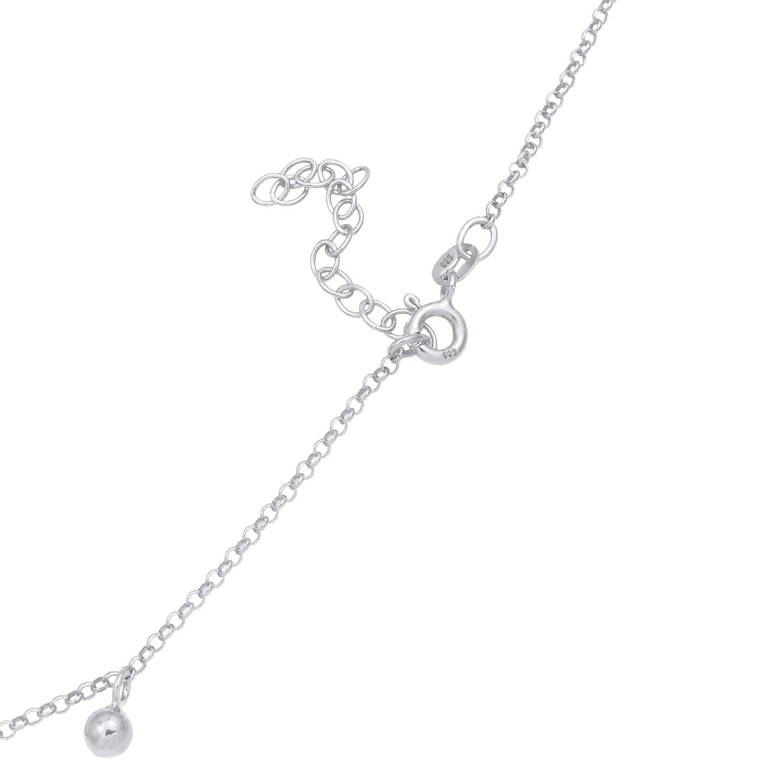 Elli 925 Sterling Silver Necklace with Pendant 2004-BF-0007775-001