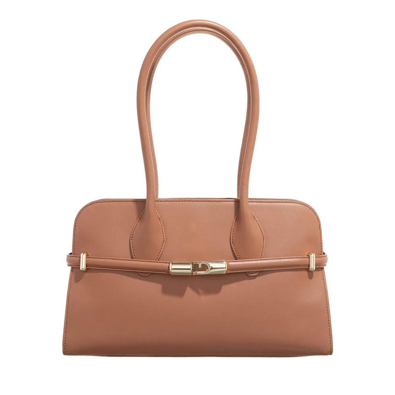 Furla Goccia Brown Leather Shoulder bag 2001-A0630152-zoom-