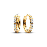 Pandora Timeless Gold-coloured Earrings 263015C01with14 Carat Gold Plating