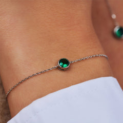 Violet Hamden Venus 925 Sterling Silver BraceletwithBirthstone VH320009-AUG