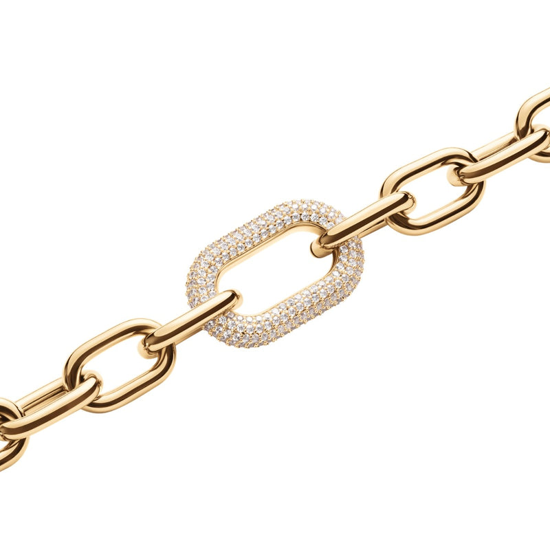 Daniel Wellington Crystal Link Golden Necklace DW00400589-zoom-