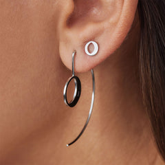 Violet Hamden Luminous Luna Silver Earrings VH10113