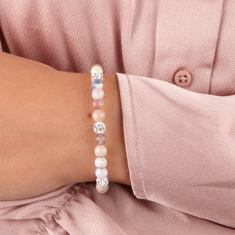 Karma Spiral Sandy Sea Armband 83433 (Lengte: 17.50-19.00 cm)-zoom-