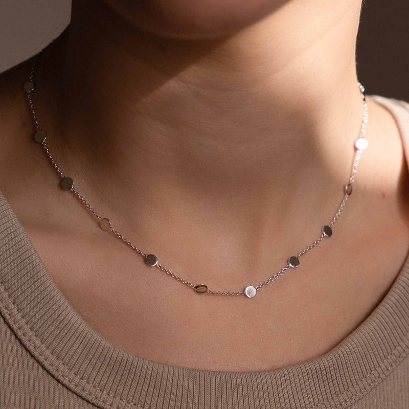 Violet Hamden Luna 925 Sterling Zilveren Choker met Manen VH15002-zoom-
