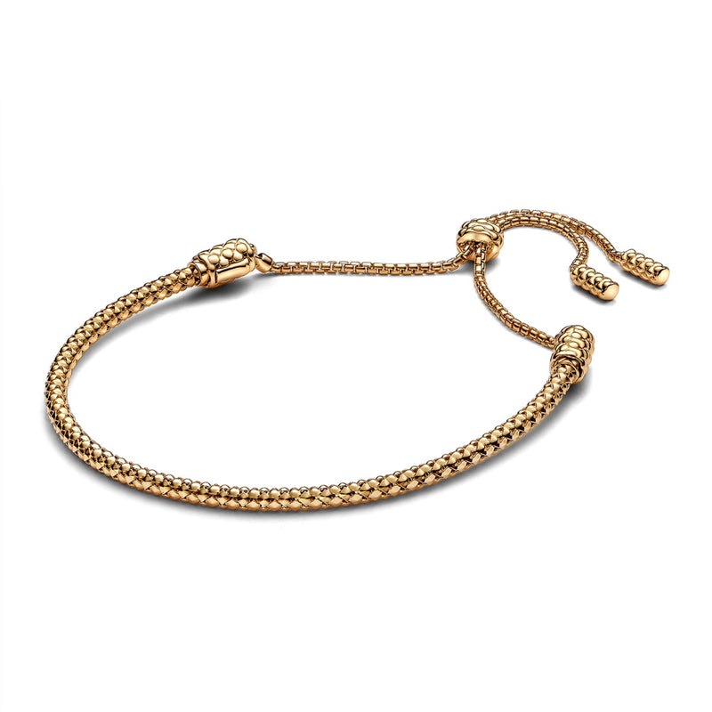 Pandora Moments 14 Karat Gold Plated Chain Bracelet 563090C00-2-zoom-