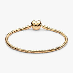 Pandora Moments Gold Plated Bracelet 563050C00-17