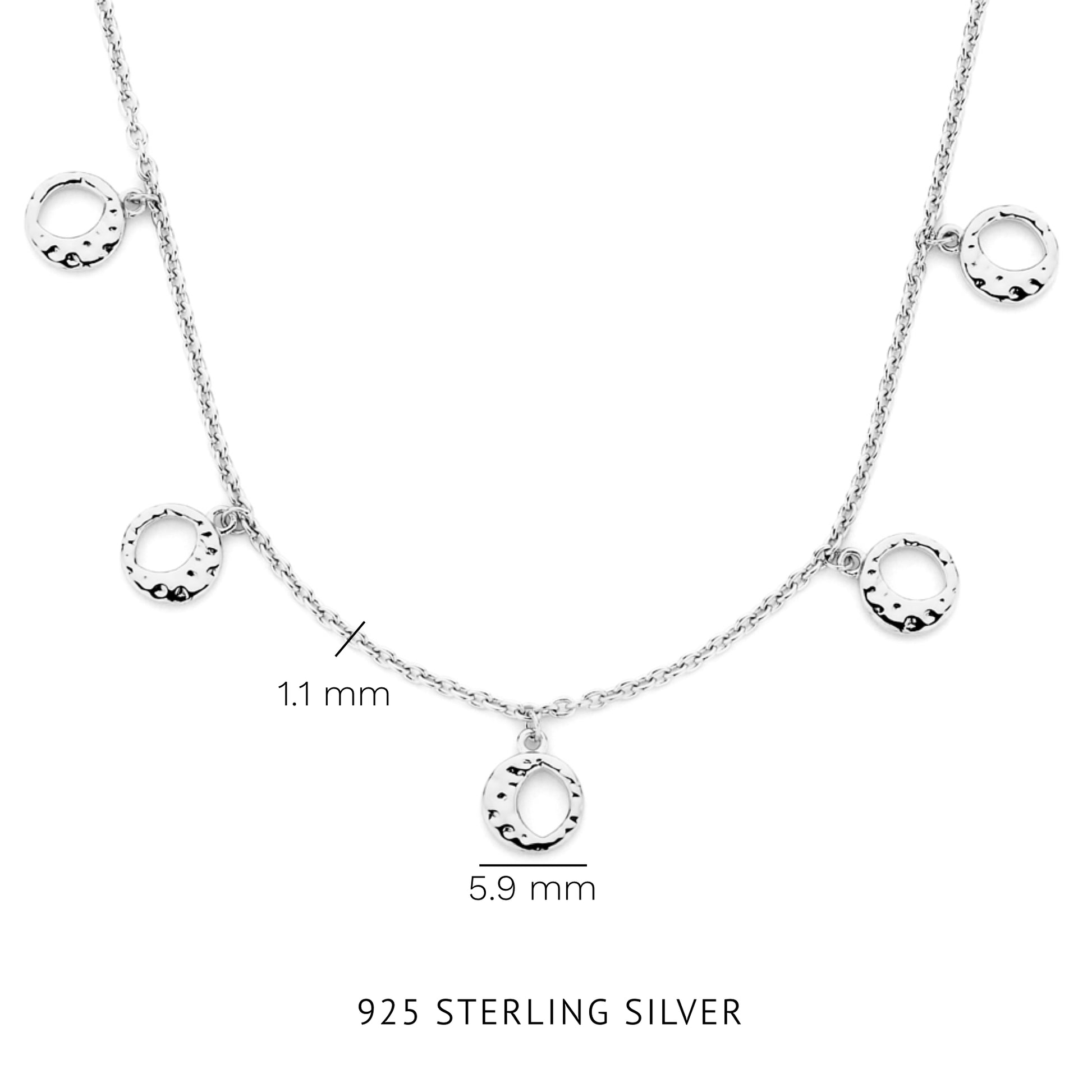 Violet Hamden Luna 925 Sterling Silver Necklace VH340033