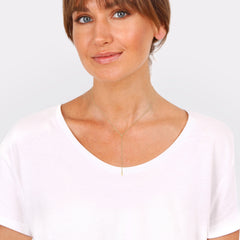 Elli 925 Sterling Silver Y Chain Necklace 2004-BF-0007738-001