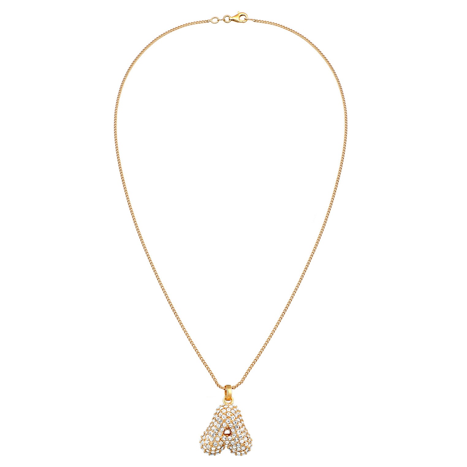 Elli 925 Sterling Silver Necklace Gold plated 2004-BF-0008260-001