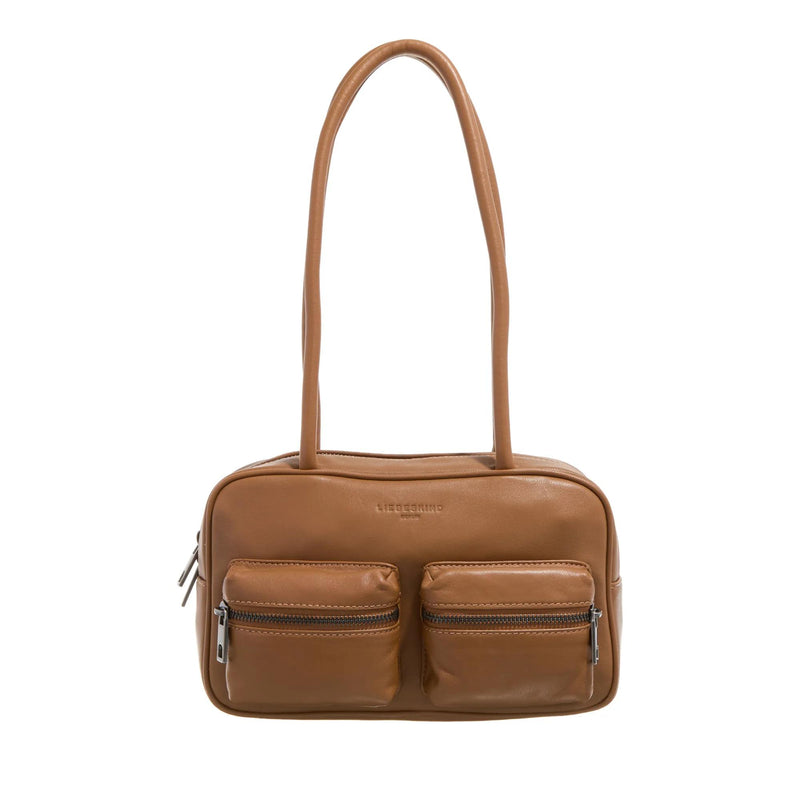 Liebeskind Berlin Jil Brown Leather Satchel 2001-A0616929-zoom-