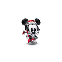 Pandora Disney 925 Sterling Silver Mickey Mouse Holiday Charm 794217C01