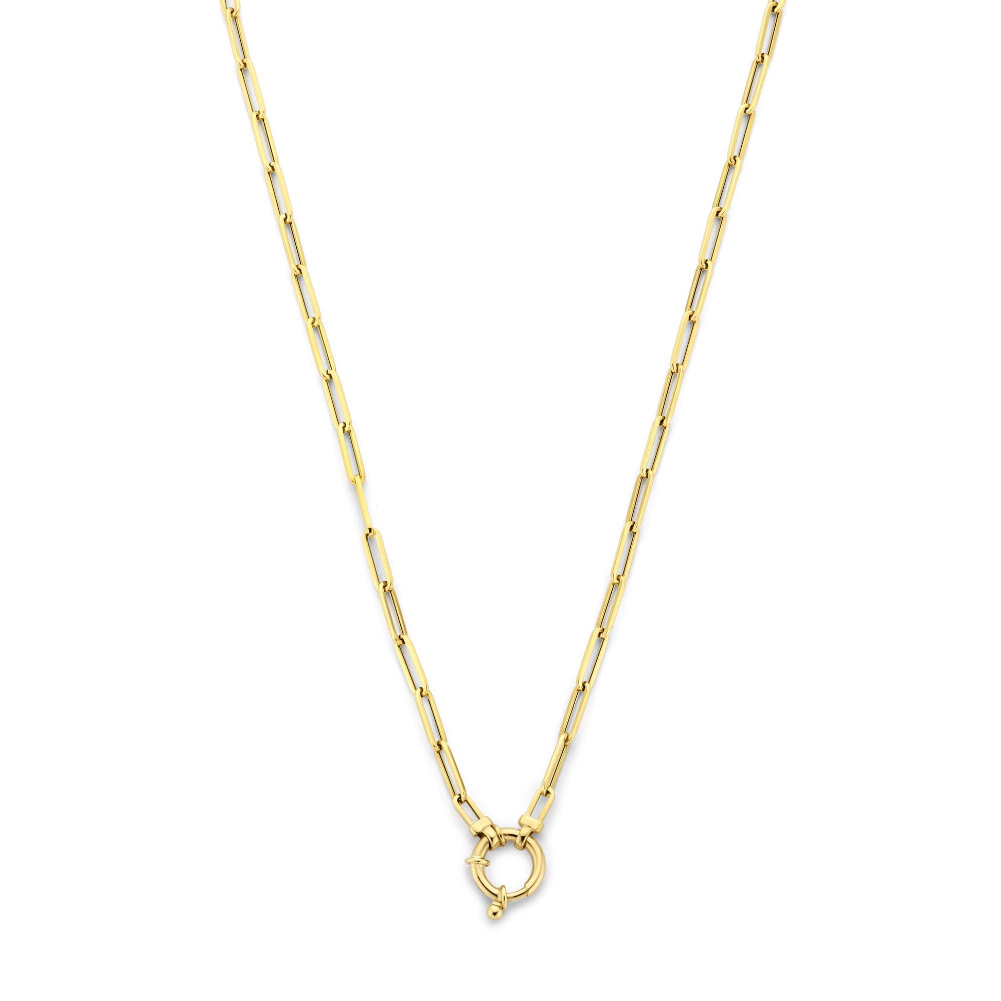 Isabel Bernard Aidee Odile 14 Carat Golden Schakel Necklace IB340160