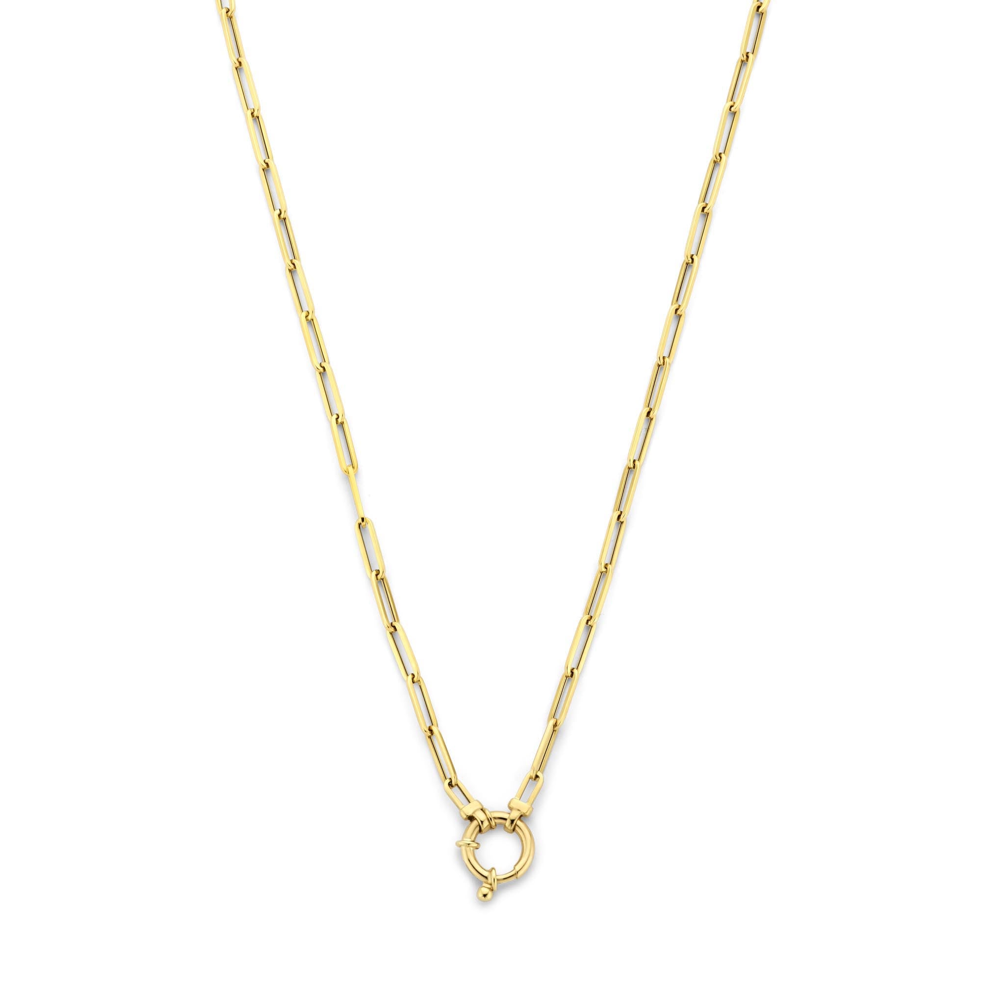 Isabel Bernard Aidee Odile 14 Carat Golden Schakel Necklace IB340160