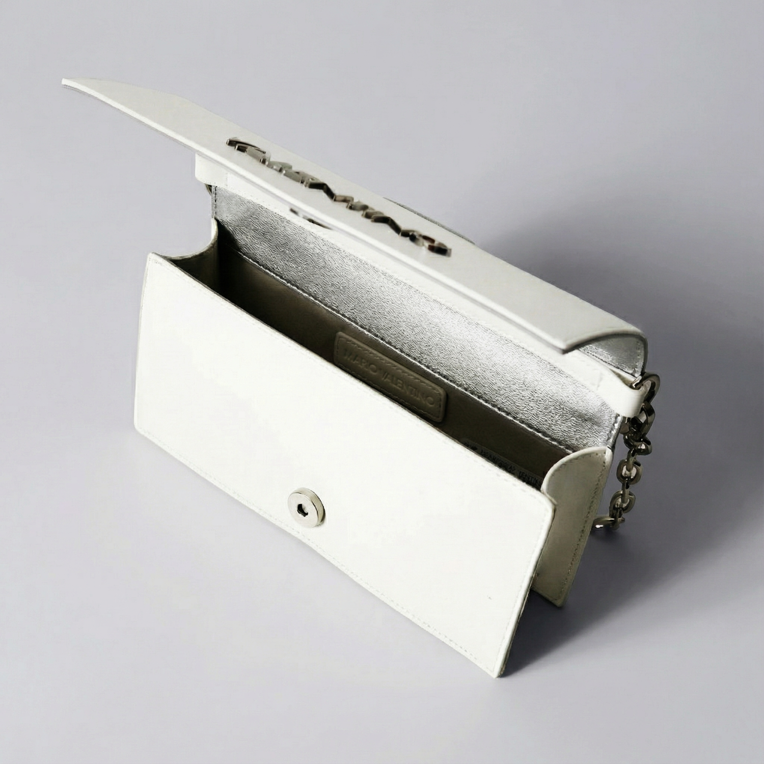 Valentino Bags Stefany White Crossbody Bag VBS90110BIANCO