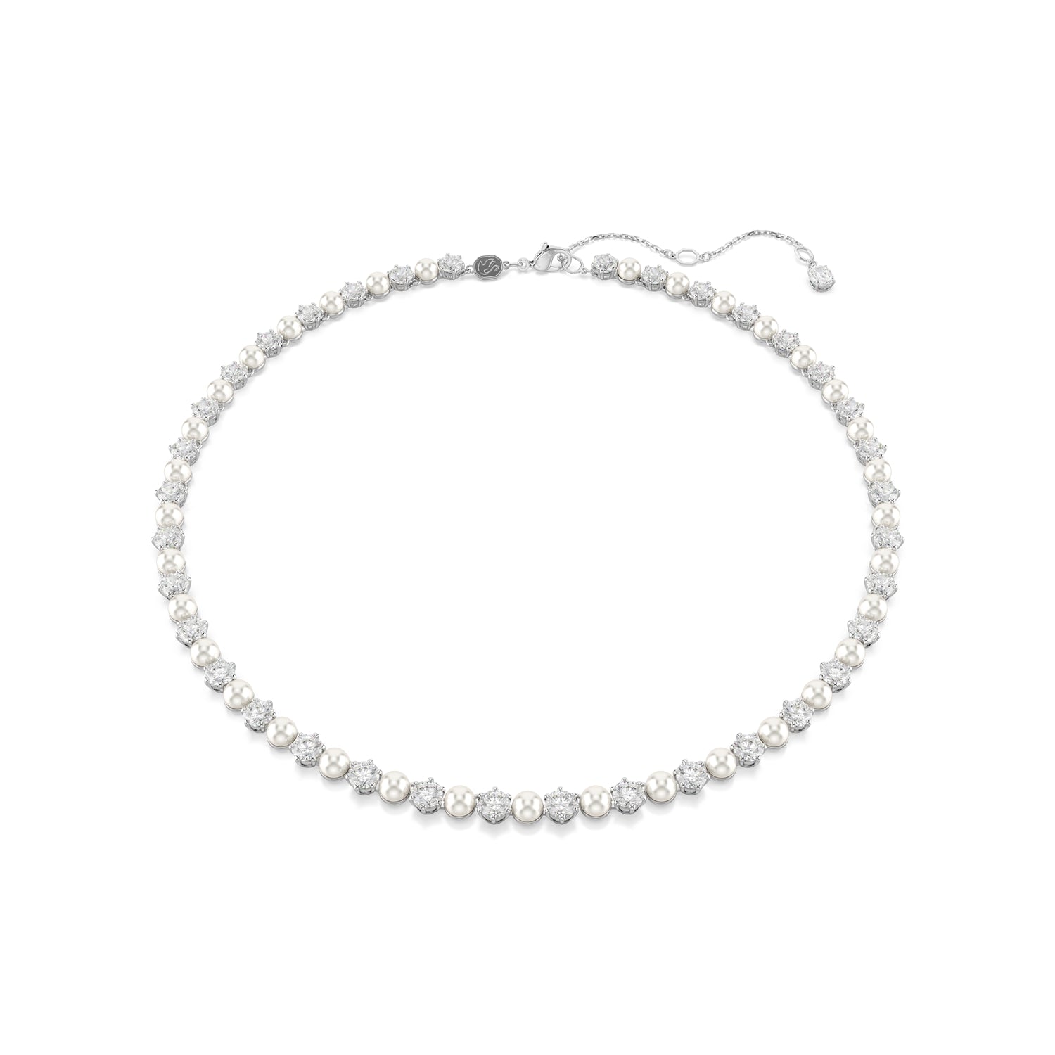 Swarovski Matrix Silver Coloured Necklace 5689623