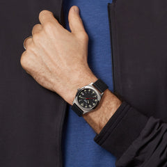 Boccia Titanium Zwart Heren Horloge 2002-3674-01