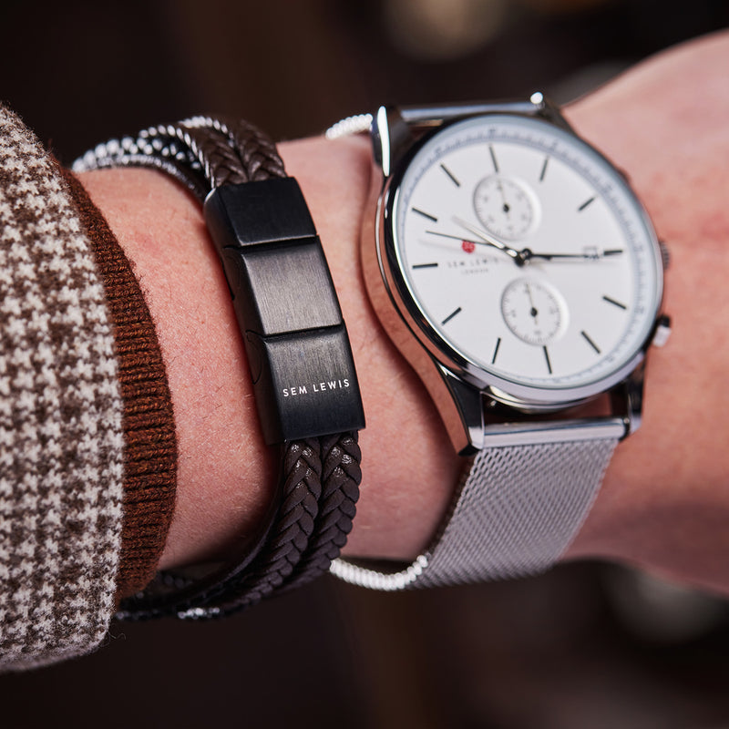 Sem Lewis Bakerloo Charing Cross Armband SL320006 (Lengte: 21.5 cm)-zoom-