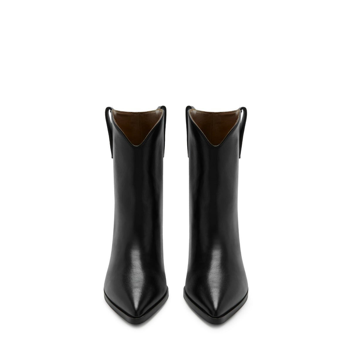 Isabel Bernard Vendôme Louane black calfskin leather boots IB53009-001-37