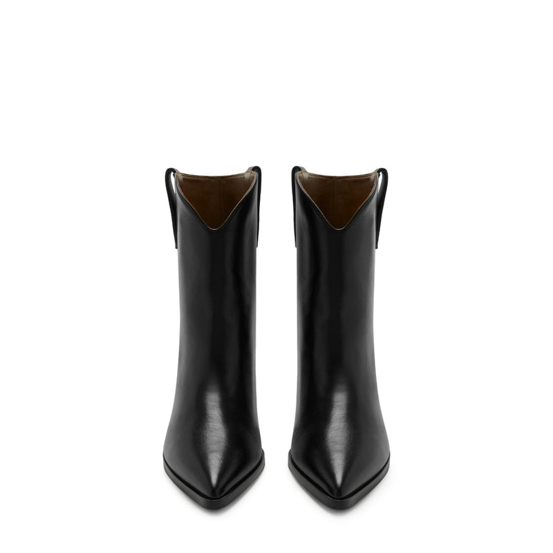 Isabel Bernard Vendôme Louane Zwarte Kalfsleren boots IB53009-001-37-zoom-