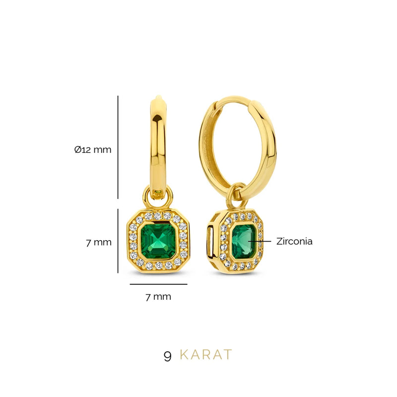 Beloro Jewels Monte Napoleone Sofia 9 Karaat Creolen BO360048-zoom-