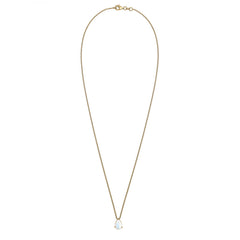 Elli 925 Sterling Silver Necklace with Moonstone 2004-BF-0007694-002