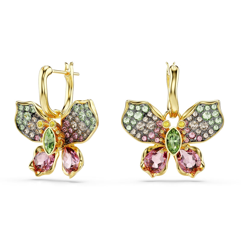 Swarovski Idylli Multi Coloured Butterfly Earrings 5709953-zoom-
